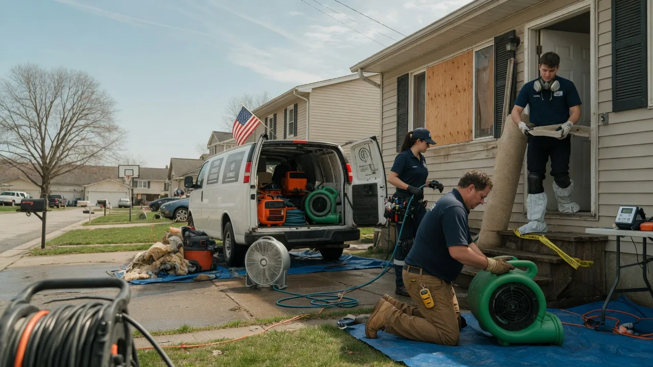 Water Damage Restoration in Basco, IL near me